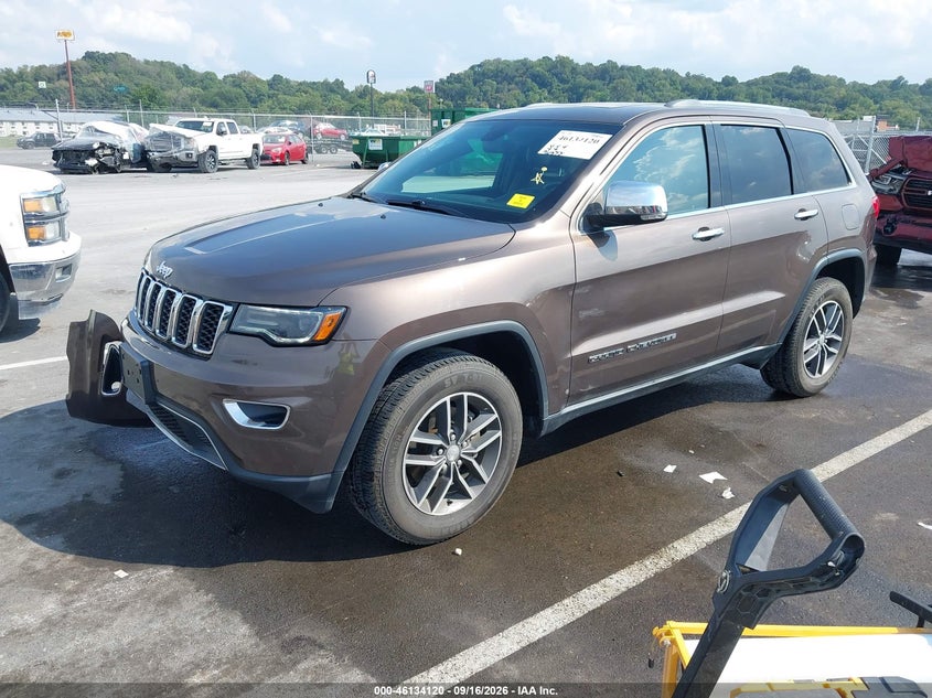Vin: 1c4rjfbg9hc764778, lot: 46633854, jeep grand cherokee limited 4x4 20172