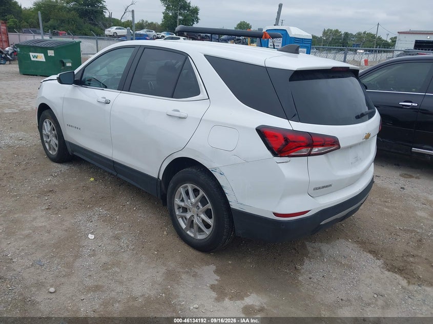 Vin: 2gnaxtev3n6114280, lot: 46633926, chevrolet equinox awd 2fl 20223