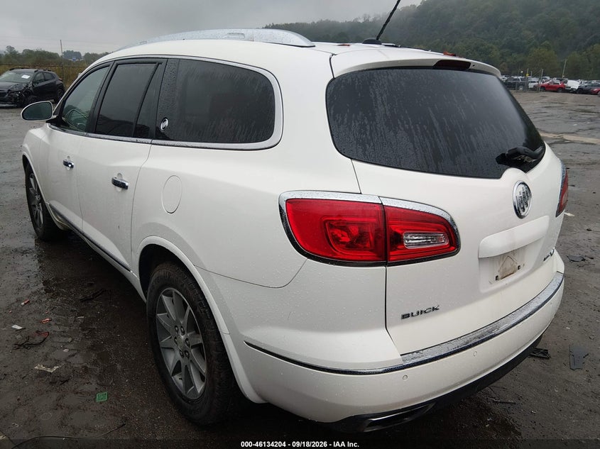 Vin: 5gakvbkd5ej323484, lot: 46633938, buick enclave leather 20143