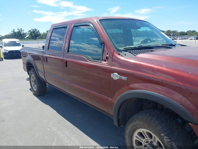 FORD F-250 2005 VIN 1FTSW21P25EA77736