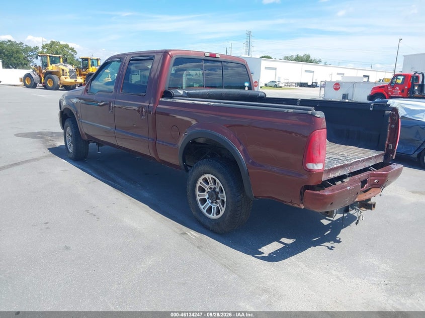 FORD F-250 2005 VIN 1FTSW21P25EA77736