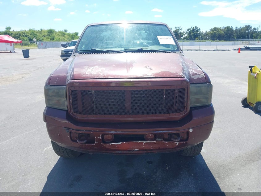 FORD F-250 2005 VIN 1FTSW21P25EA77736