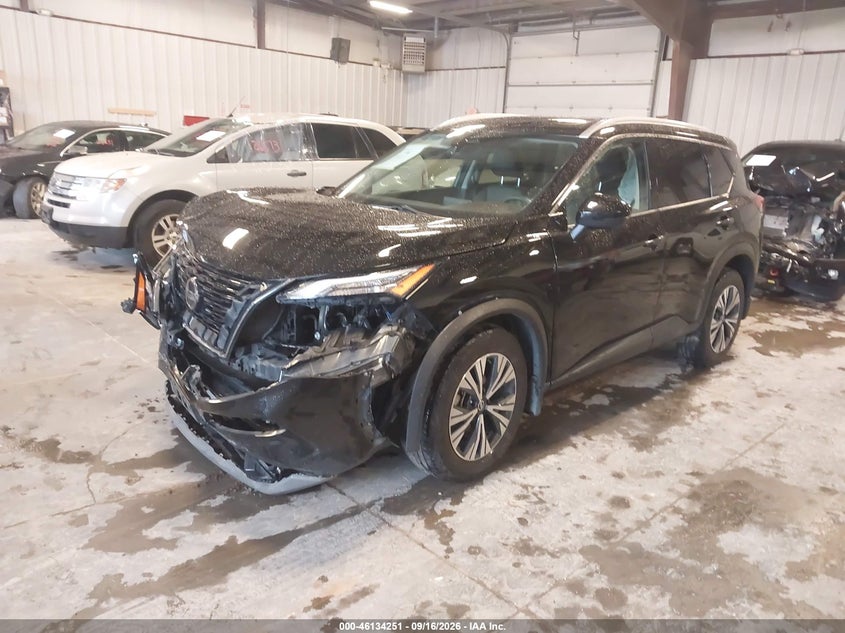 Vin: 5n1at3bb7mc783684, lot: 46633985, nissan rogue sv intelligent awd 20212