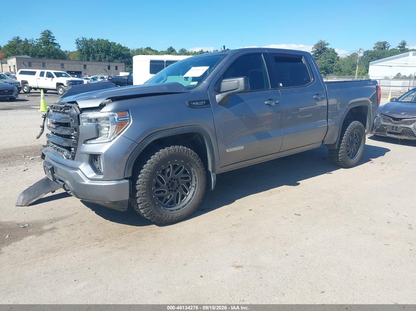 2021 GMC Sierra, Front End, IAAI, VIN 3GTU9CED1MG411350 — photo 2