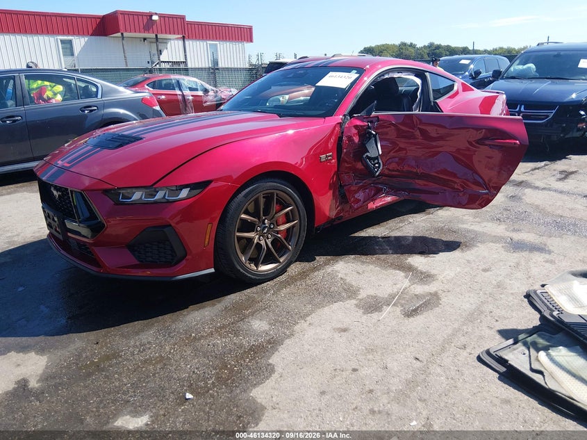 Vin: 1fa6p8cf5r5407550, lot: 46634054, ford mustang gt premium fastback 20242