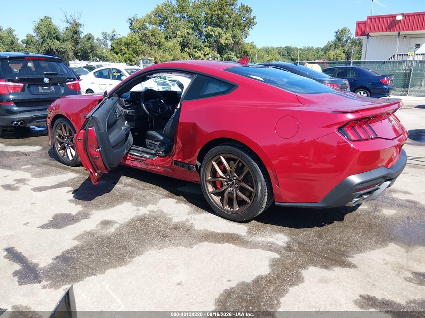 Vin: 1fa6p8cf5r5407550, lot: 46634054, ford mustang gt premium fastback 20243