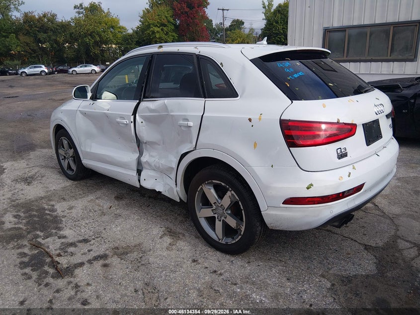 Vin: wa1gfcfs0fr009562, lot: 46634088, audi q3 2.0t premium plus 20153