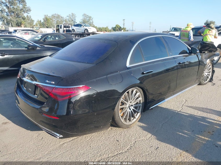 Vin: w1k6g7gb4ma039489, lot: 46634090, mercedes-benz s 580 4matic 20214