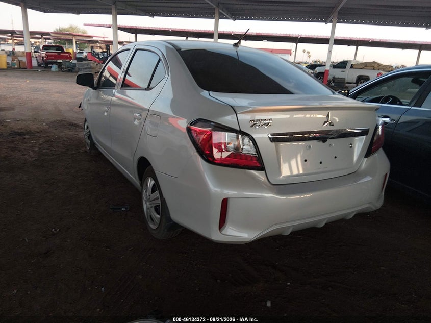Vin: ml32fufjxrhf06387, lot: 46634106, mitsubishi mirage g4 es 20243