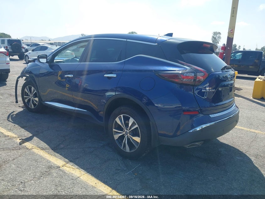 Vin: 5n1az2as6mc119418, lot: 46634131, nissan murano s intelligent awd 20213