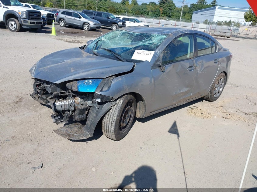 Vin: jm1bl1up7d1825482, lot: 46634141, mazda mazda3 i sport 20132