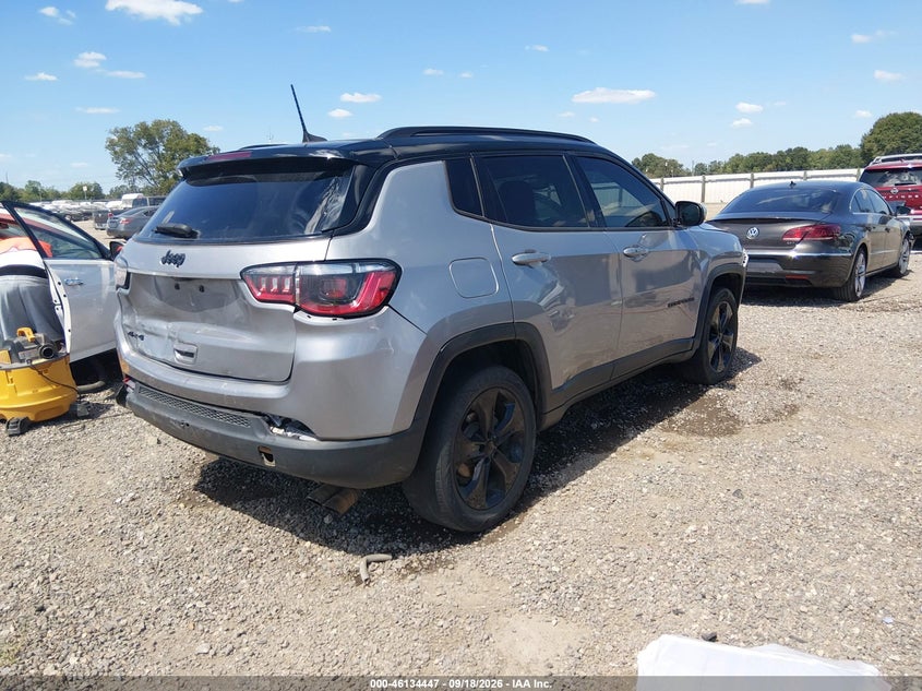 Vin: 3c4njdbb5mt539330, lot: 46634181, jeep compass altitude 4x4 20214