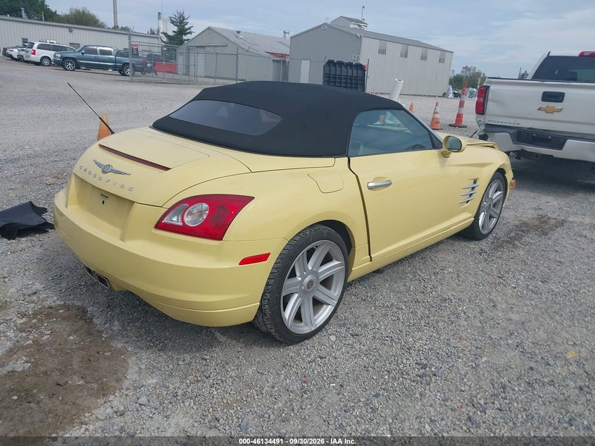 CHRYSLER CROSSFIRE 2005 VIN 1C3AN65L85X055617