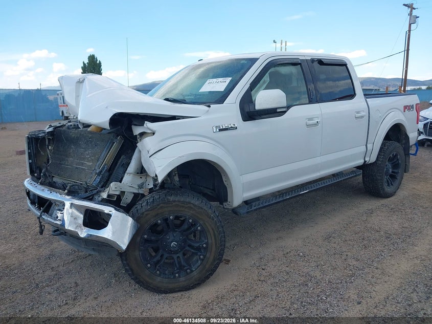 Vin: 1ftew1ef4gke52202, lot: 46634242, ford f-150 lariat 20162