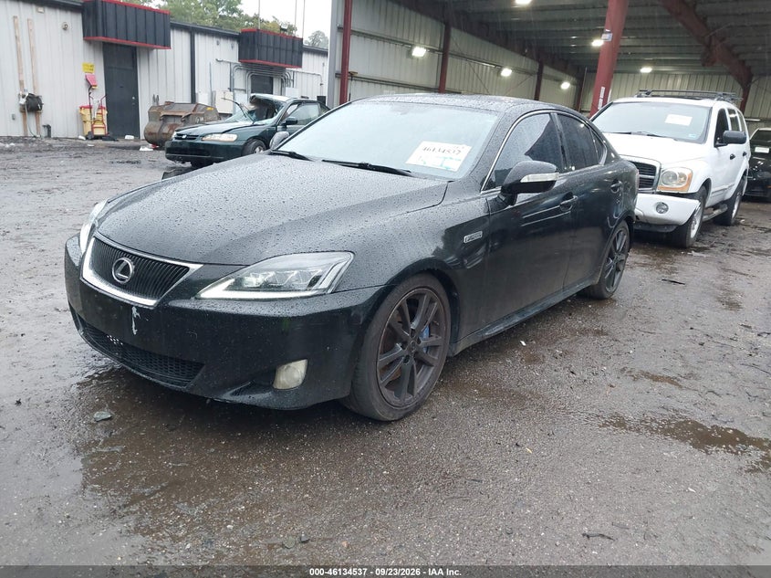 2008 Lexus IS, Rear, IAAI, VIN JTHBE262482015534 — photo 2