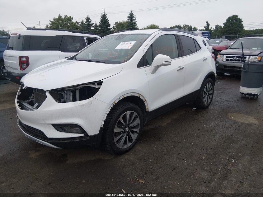 Vin: kl4cjgsb4hb123778, lot: 46634286, buick encore essence 20172