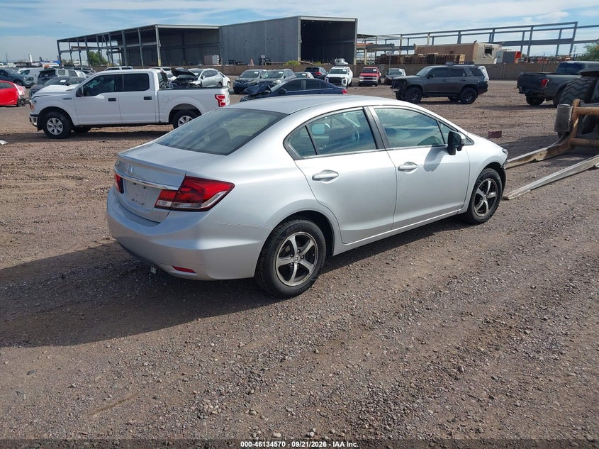 Vin: 2hgfb2f76fh550538, lot: 46634304, honda civic se 20154