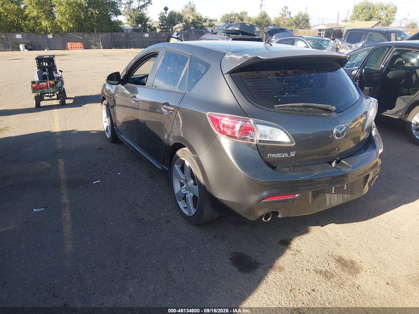 Vin: jm1bl1k56b1409647, lot: 46634334, mazda mazda3 s sport 20113