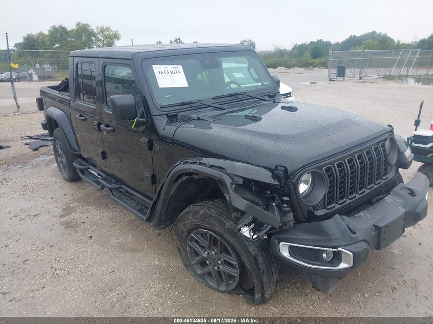 Vin: 1c6hjtag6rl128386, lot: 46634369, jeep gladiator sport s 2024 img_1