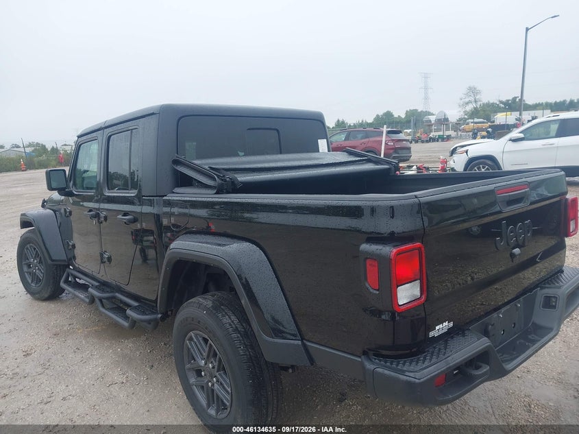 Vin: 1c6hjtag6rl128386, lot: 46634369, jeep gladiator sport s 20243