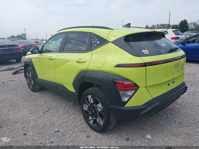 Vin: km8hbcab3su322413, lot: 46634432, hyundai kona sel 20253