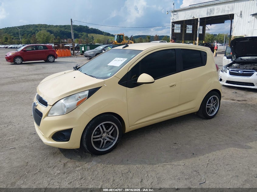 Vin: kl8cb6s91ec548741, lot: 46634441, chevrolet spark ls auto 20142