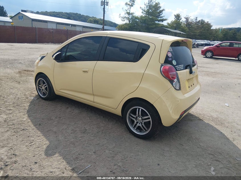 Vin: kl8cb6s91ec548741, lot: 46634441, chevrolet spark ls auto 20143