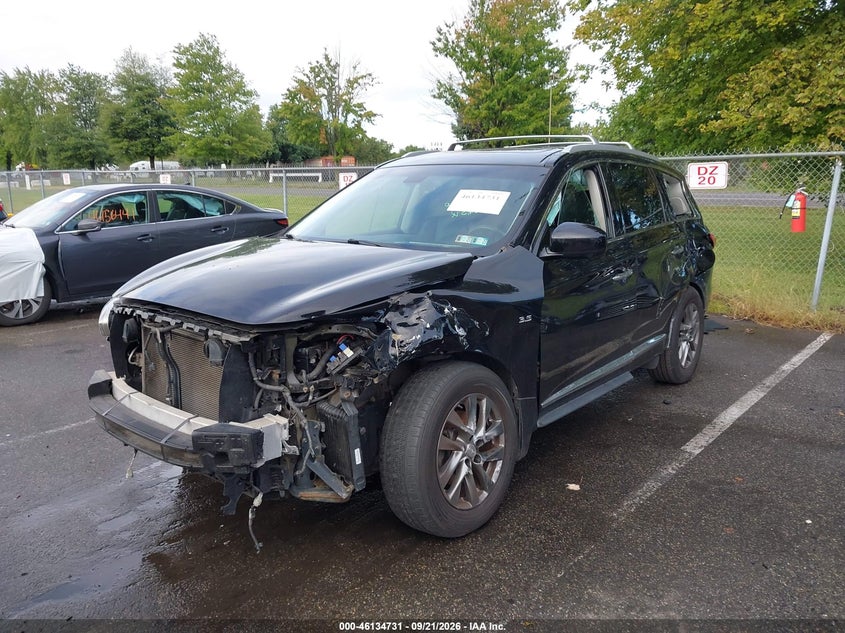 Vin: 5n1al0mm8fc541048, lot: 46634465, infiniti qx60 20152