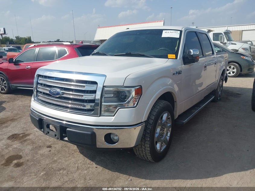 Vin: 1ftfw1cf8dke81950, lot: 46634486, ford f-150 lariat 20132