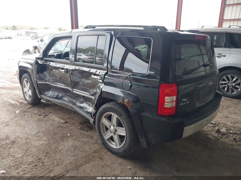 Vin: 1j4nf4gb2ad500779, lot: 46634489, jeep patriot limited 20103