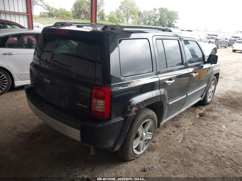 Vin: 1j4nf4gb2ad500779, lot: 46634489, jeep patriot limited 20104