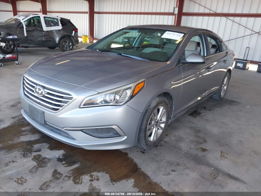 2017 Hyundai Sonata, Theft Recovery, IAAI, VIN 5NPE24AFXHH521820 — photo 2