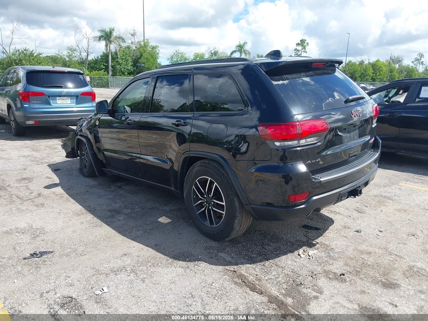 Vin: 1c4rjfltxkc636486, lot: 46634510, jeep grand cherokee trailhawk 4x4 20193