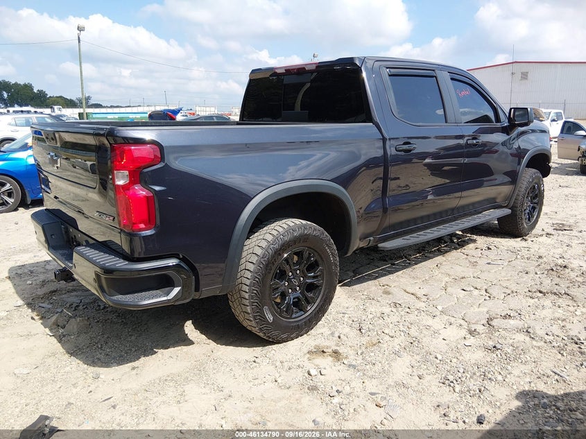 Vin: 3gcudhel1pg254815, lot: 46634524, chevrolet silverado 1500 4wd  short bed zr2 20234