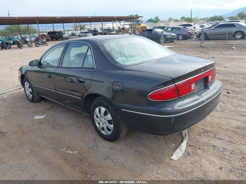 BUICK CENTURY 2001 VIN 2G4WS52J111219381