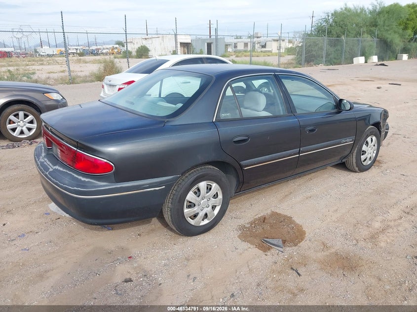 BUICK CENTURY 2001 VIN 2G4WS52J111219381