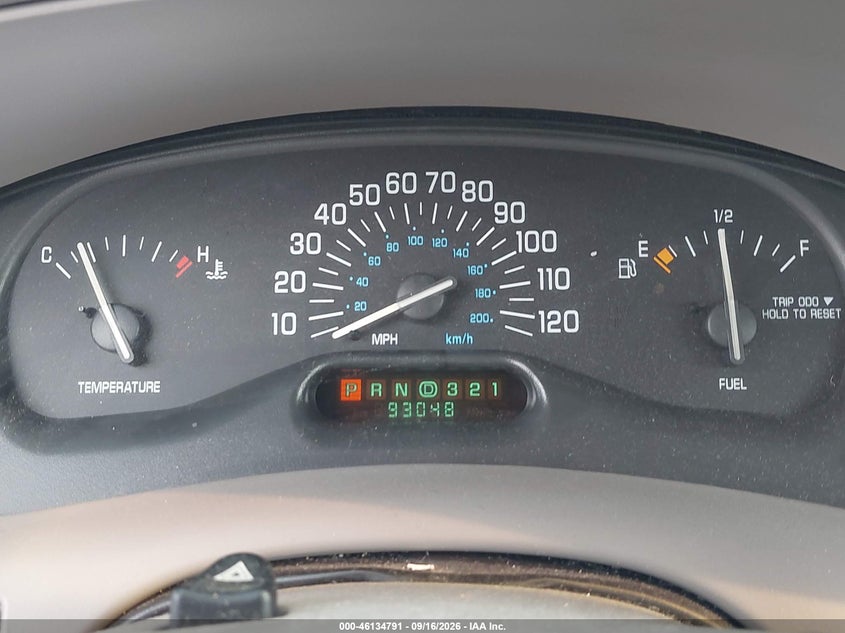 BUICK CENTURY 2001 VIN 2G4WS52J111219381
