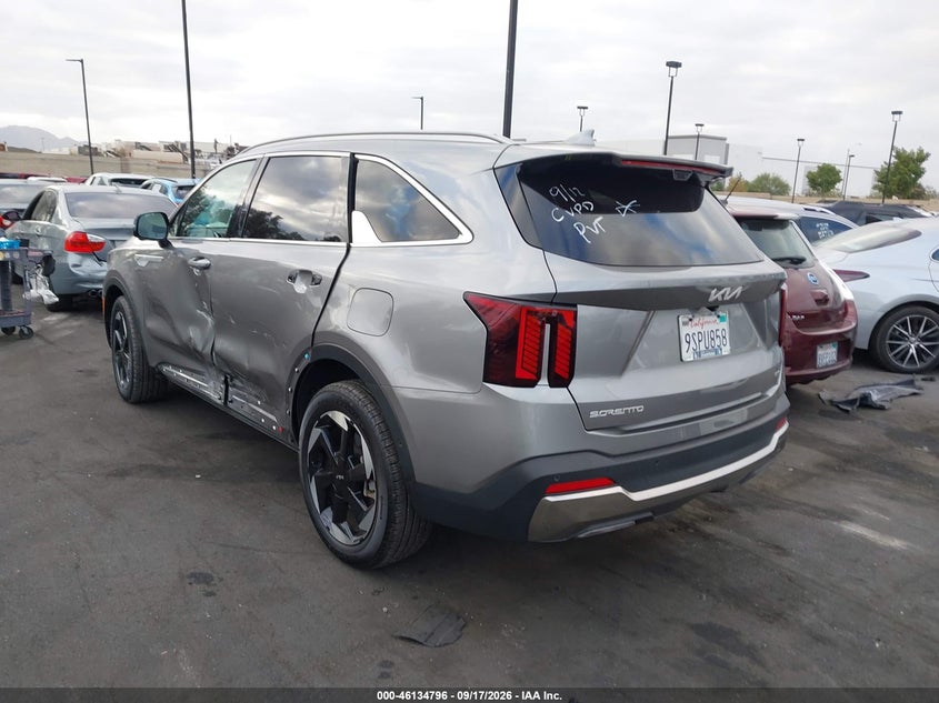 Vin: kndrkdjgxs5352254, lot: 46634530, kia sorento hybrid sx prestige 20253