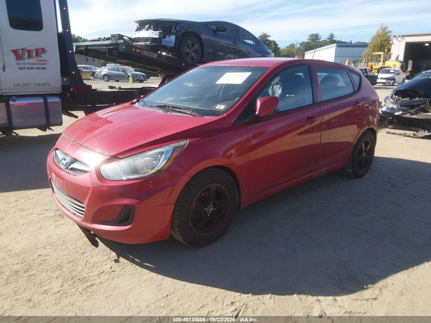 2013 Hyundai Accent, Звичайний знос, IAAI, VIN KMHCT5AE6DU105423 — фото 2