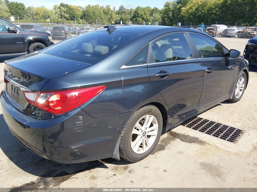 Vin: 5npeb4ac4dh706316, lot: 46634585, hyundai sonata gls 20134