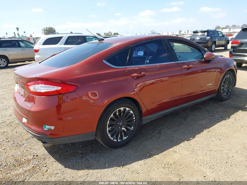 Vin: 3fa6p0uu8er131211, lot: 46634652, ford fusion hybrid s 20144