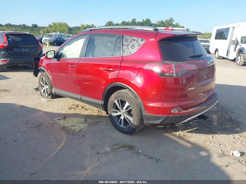 Vin: jtmrfrev0jd223163, lot: 46634659, toyota rav4 xle 20183