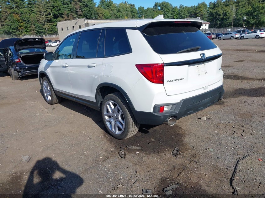 Vin: 5fnyf8h51rb004394, lot: 46634661, honda passport awd ex-l 20243