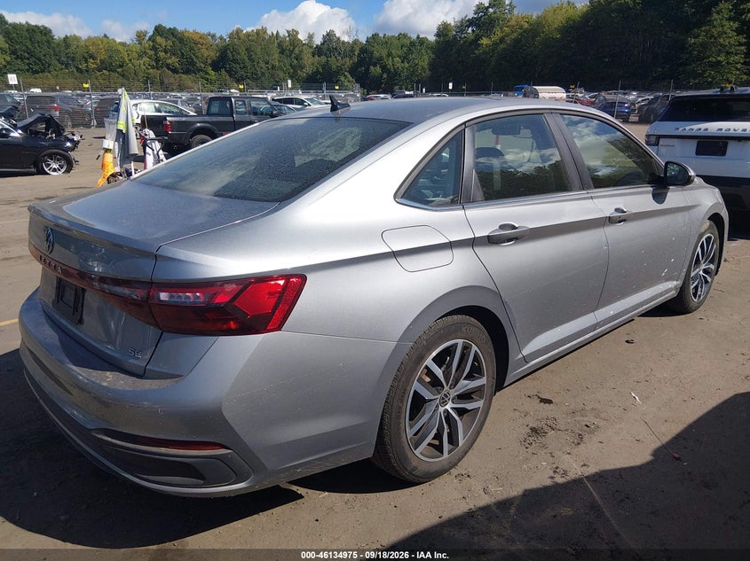 Vin: 3vw7x7bu3sm047541, lot: 46634710, volkswagen jetta 1.5t se 20254