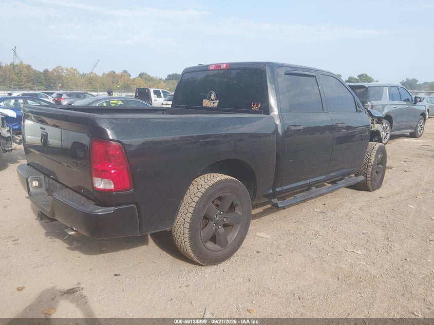 Vin: 1c6rr7kt0js279198, lot: 46634733, ram 1500 express  4x4 5'7 box 20184