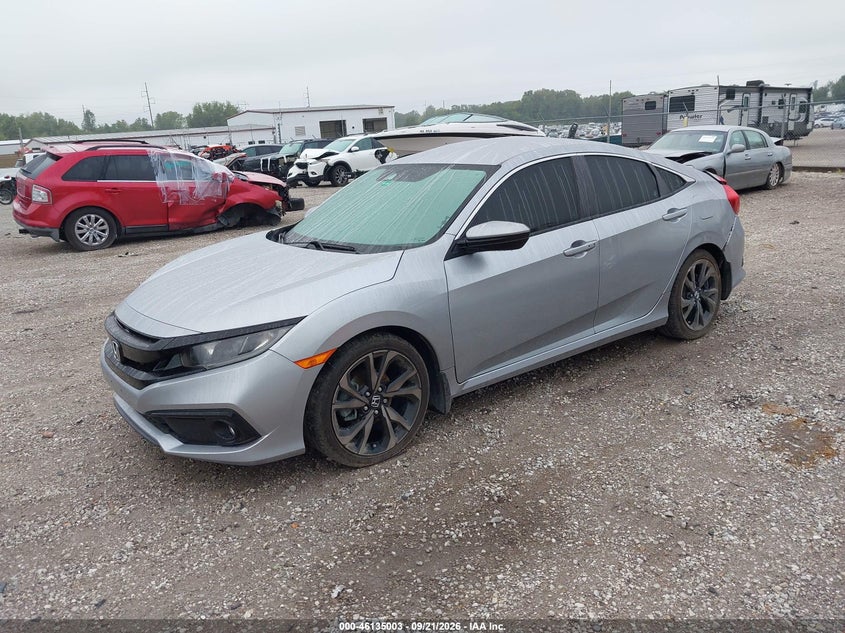 Vin: 2hgfc2f87lh584991, lot: 46634737, honda civic sport 20202