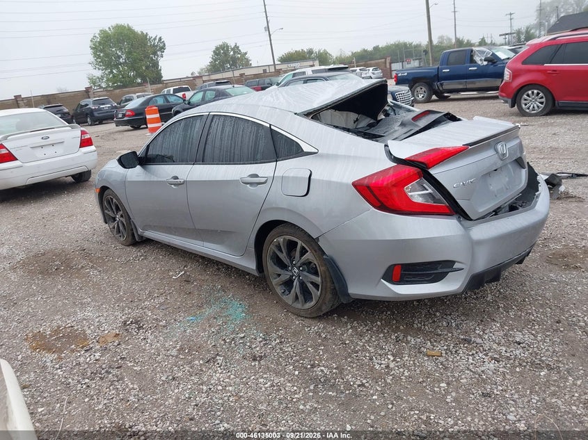 Vin: 2hgfc2f87lh584991, lot: 46634737, honda civic sport 20203