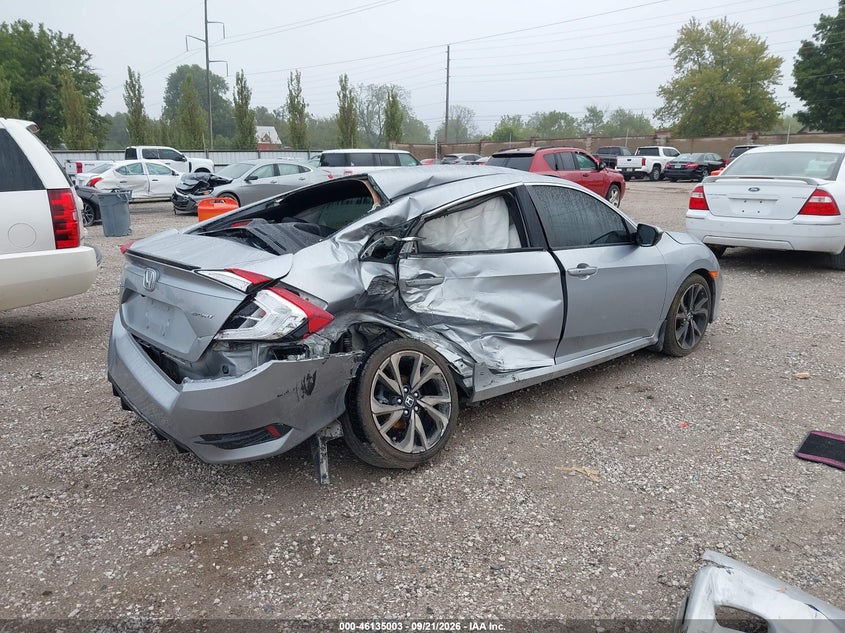 Vin: 2hgfc2f87lh584991, lot: 46634737, honda civic sport 20204