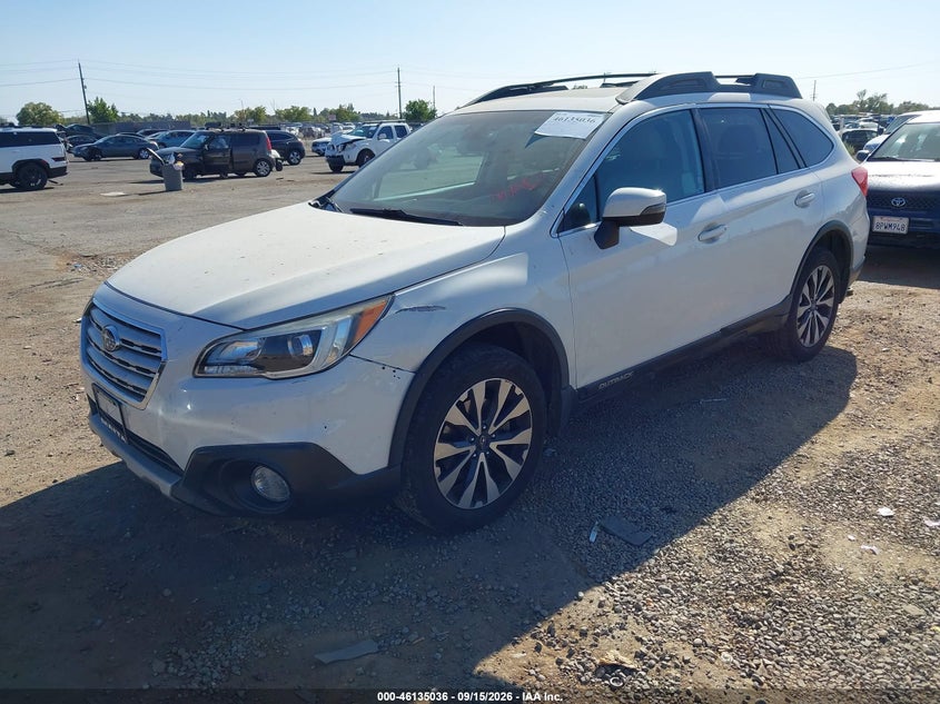 Vin: 4s4bsanc3h3285178, lot: 46634770, subaru outback 2.5i limited 20172