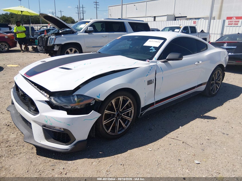 Vin: 1fa6p8r07n5555356, lot: 46634778, ford mustang mach 1 fastback 20222